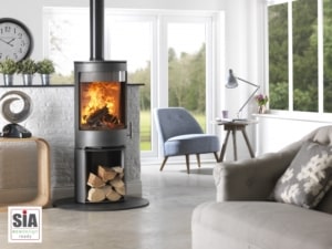 Purevision PVR Stove log store no door Ecodesign Ready