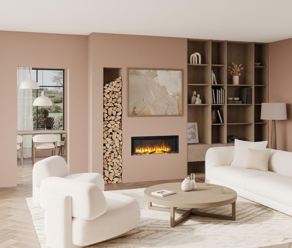 iRange i920e Slimline One Sided in a feature wall JPG