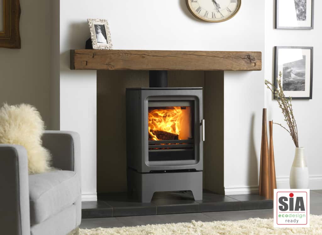 Purevision 5kW Freestanding Stove on Stand in Inglenook Ecodesign Ready 1024x748 4