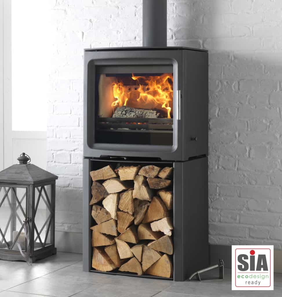 Purevision 5kW Wide Freestanding Stove on Log Store Ecodesign Ready 973x1024 4