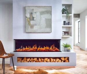 Luminosa 150 three sided in feature wall with picture