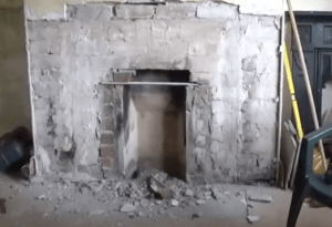 old fireplace