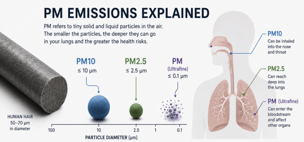 pm emissions