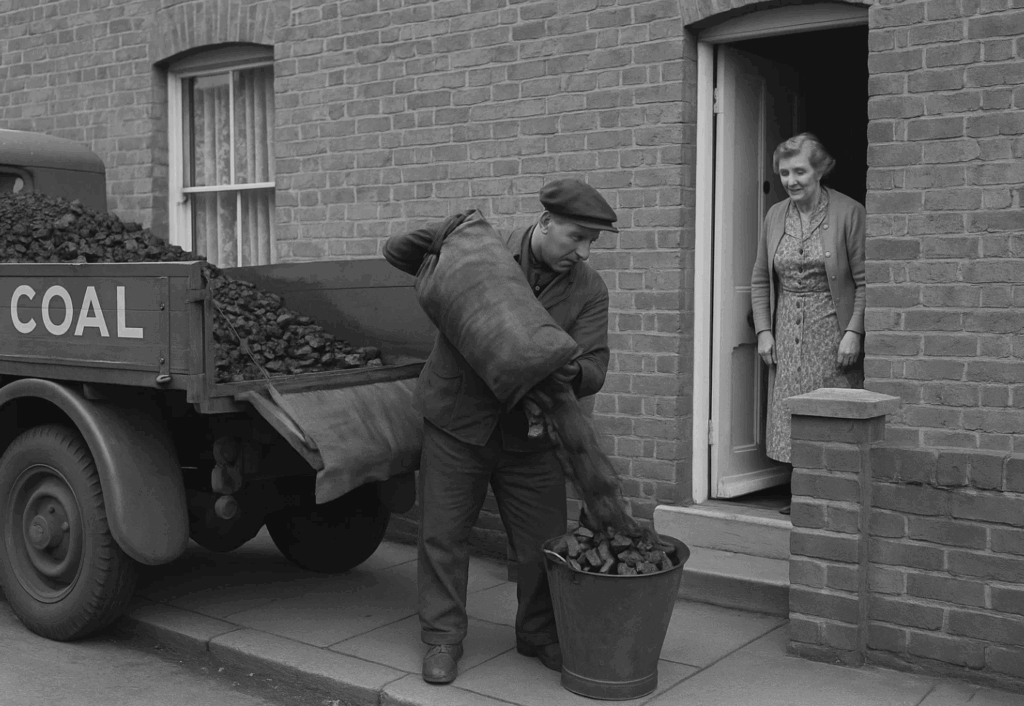 coal delivery 1950