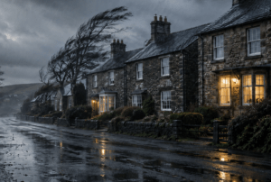 windy scene