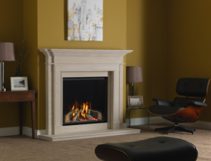 Infinity 800HD UBL Black Glass Liners Silver Birch logs Stapleton Surround scaled